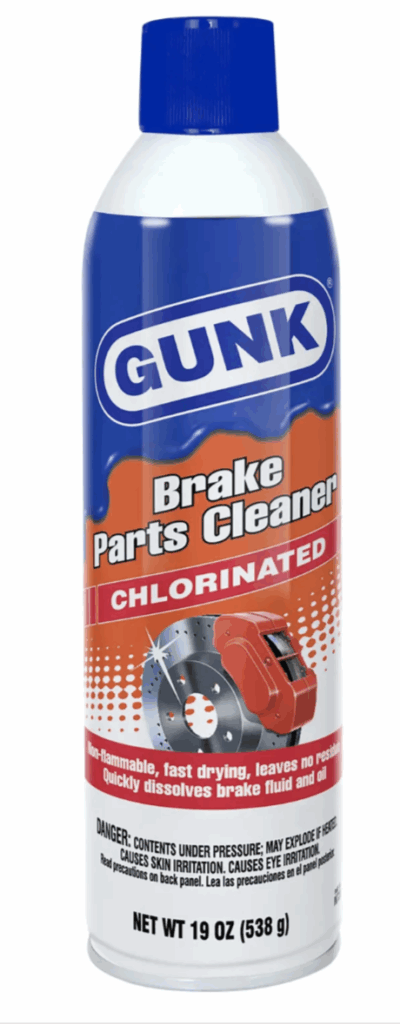 Gunk Chlorinated Brake Part Cleaner Stasher